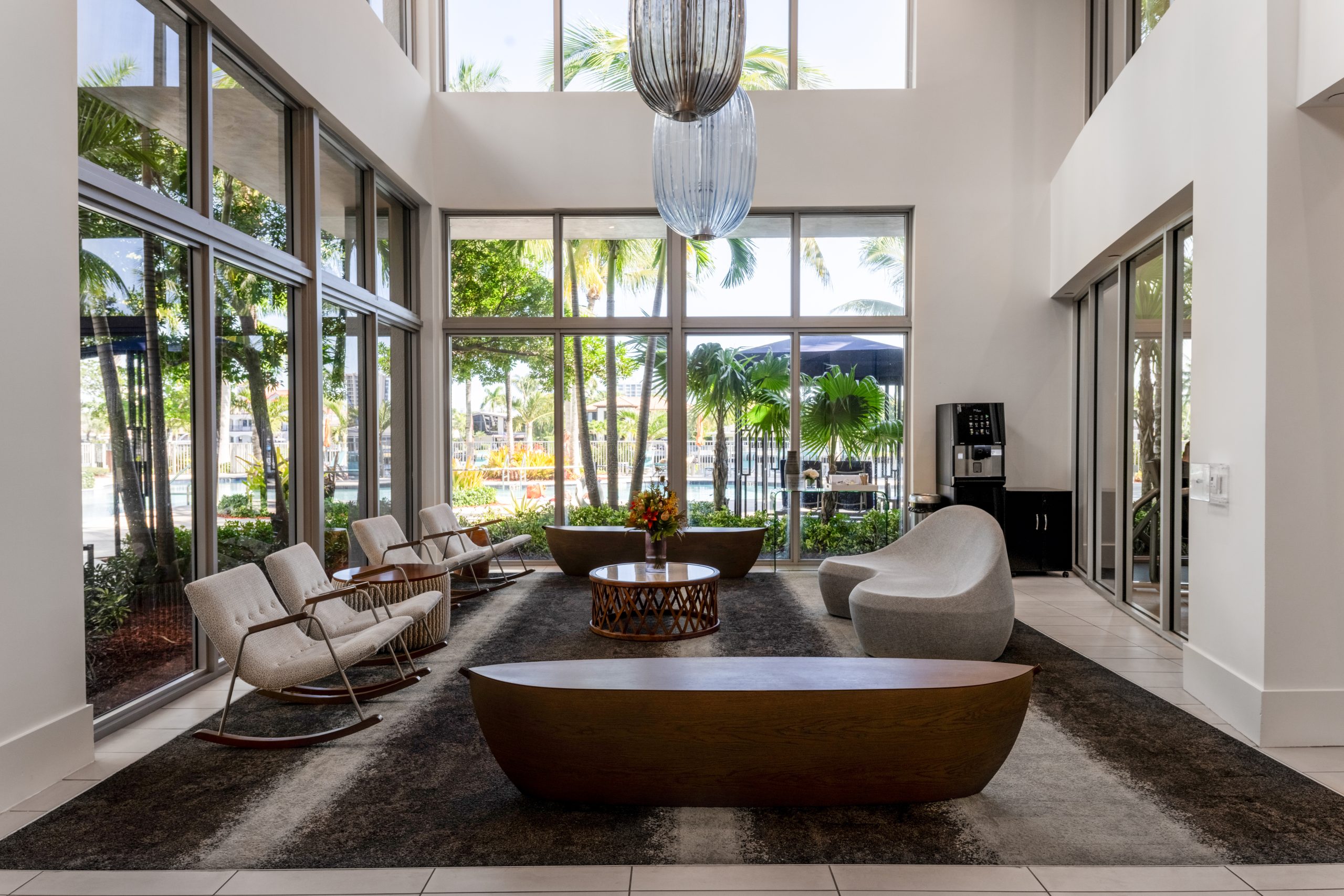 Lobby seating area